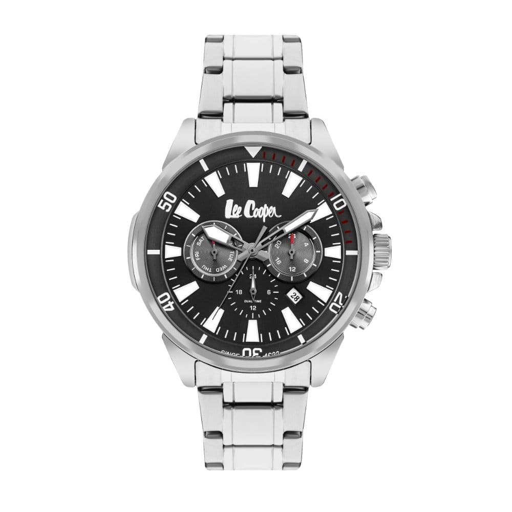 Lee Cooper Gents Super Metal Watch LC07846.350 Black