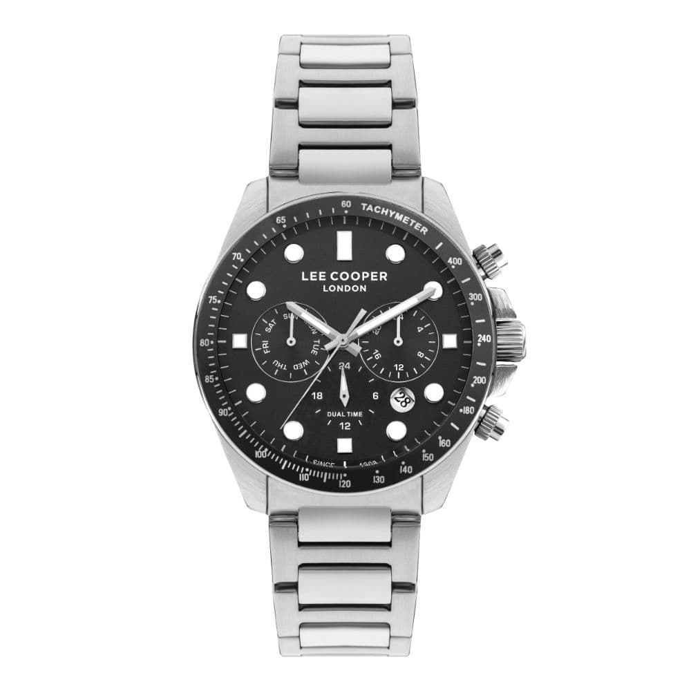 Lee Cooper Gents Super Metal Watch LC07829.350 Black