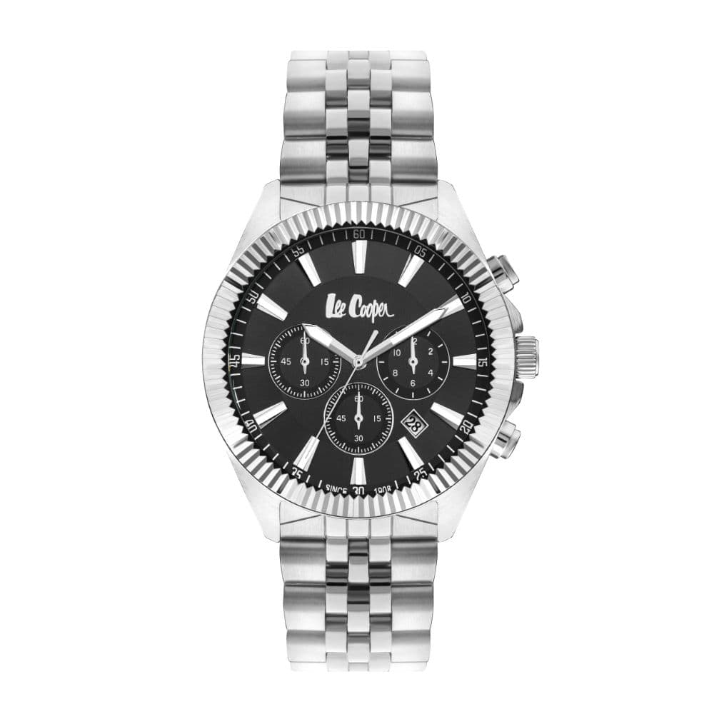 Lee Cooper Gents Super Metal Watch LC07838.350 Black