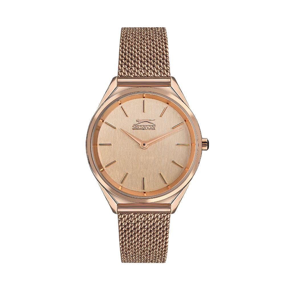 Slazenger Ladies Super Metal Watch SL.9.1852.3.02 Rose Gold
