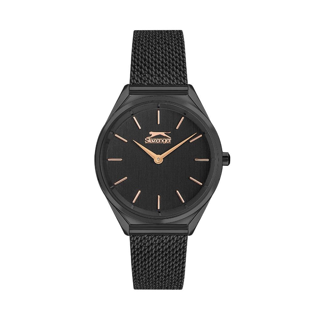 Slazenger Ladies Super Metal Watch SL.9.1852.3.05 Black