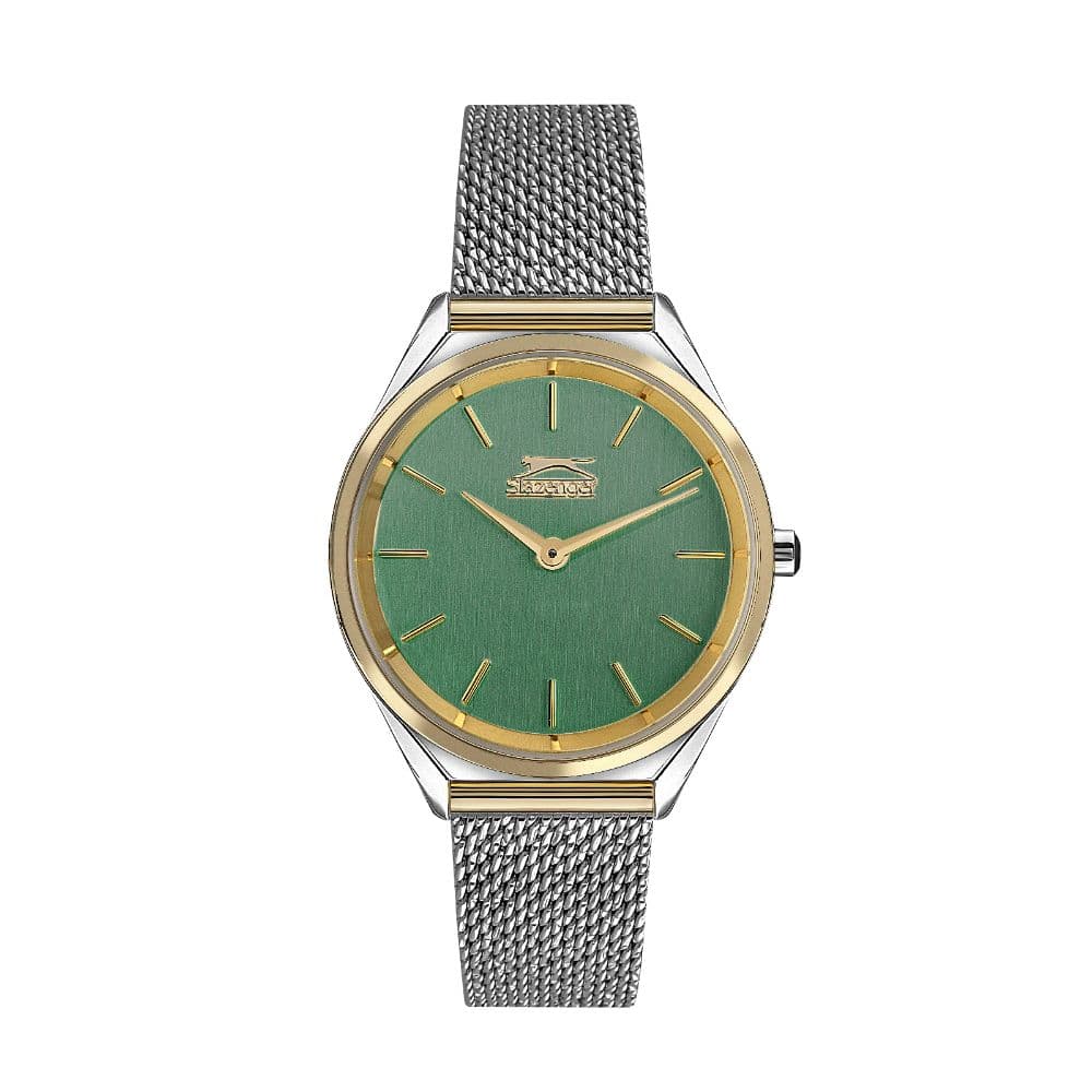 Slazenger Ladies Super Metal Watch SL.9.1852.3.07 Green