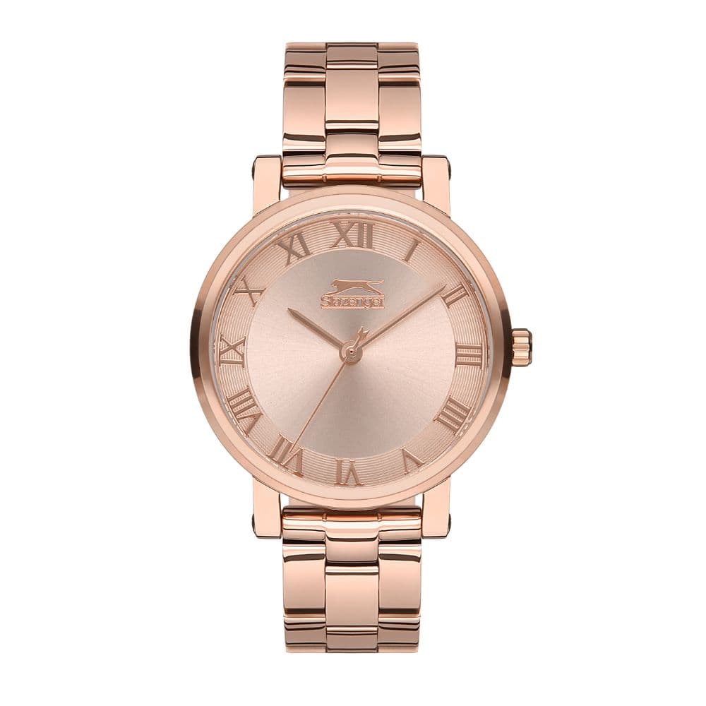 Slazenger Ladies Stainless Steel Watch SL.9.1577.3.04 Rose Gold