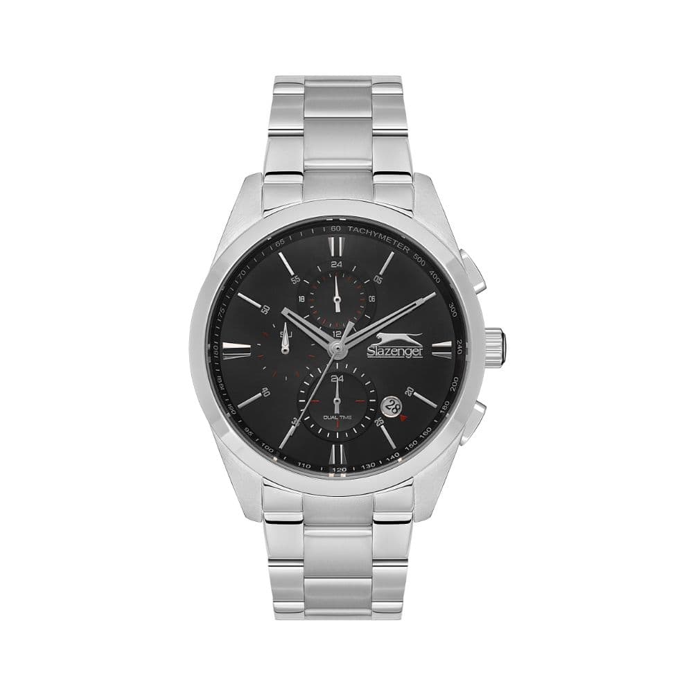 Slazenger Gents Stainless Steel Watch SL.9.2215.2.02 Black