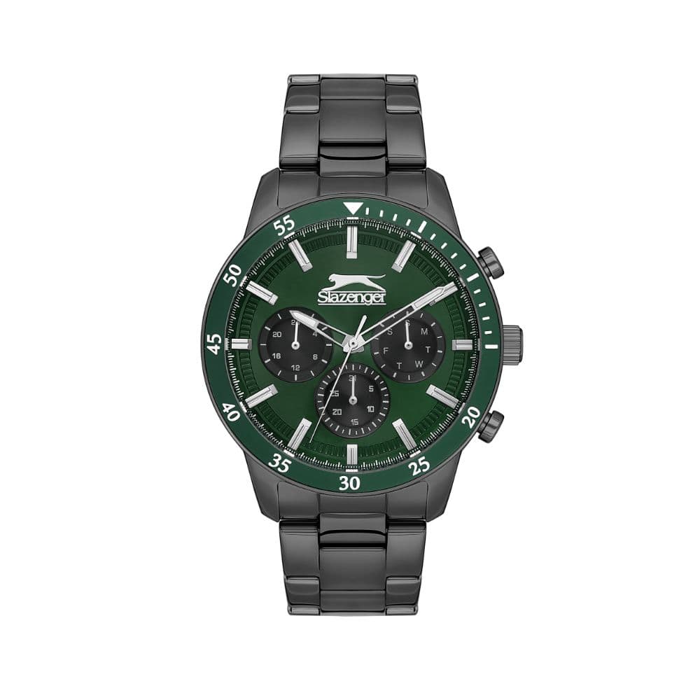 Slazenger Gents Super Metal Watch SL.9.2260.2.02 Green