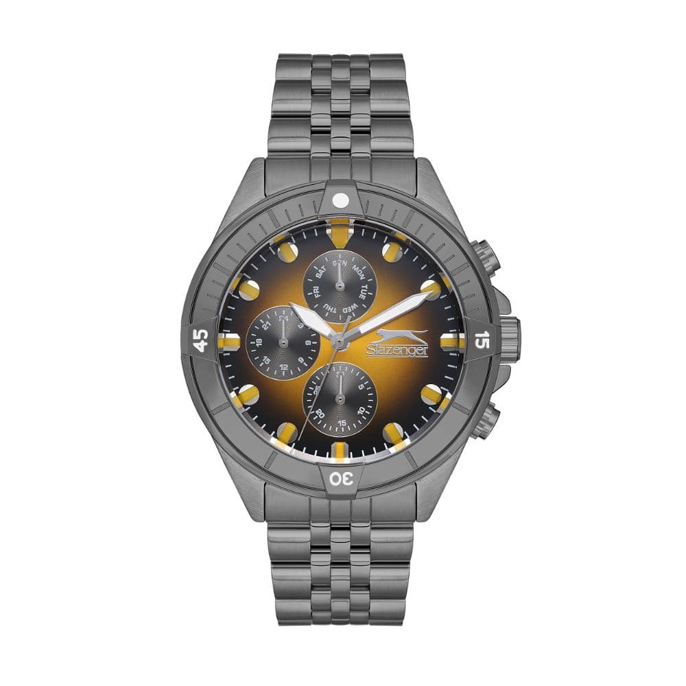 Slazenger Gents Super Metal Watch SL.9.2227.2.03 Yellow