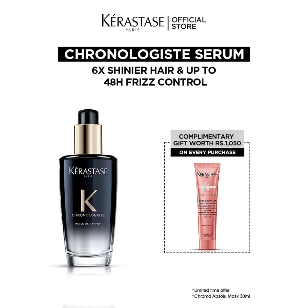Kerastase Chronologiste Fragrant Hair Oil 100ml - Hair Oil For Soft & Shiny Hair - TESTER