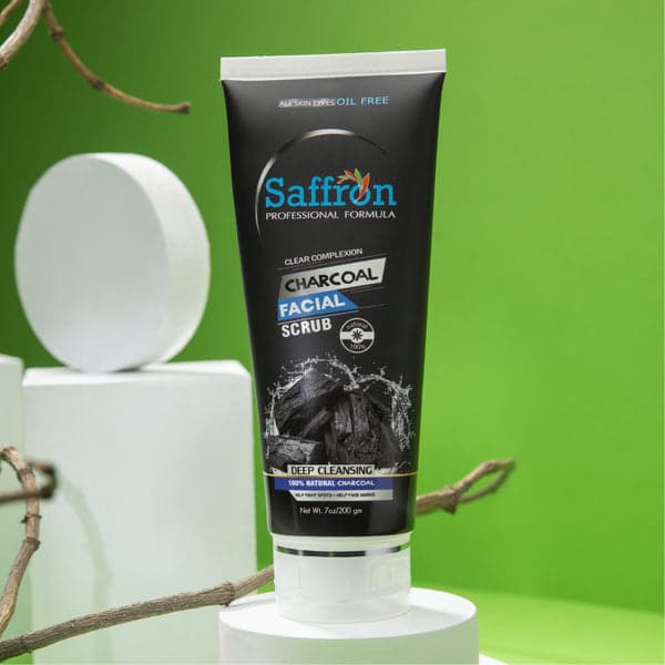 Saffron Charcoal Scrub 200g