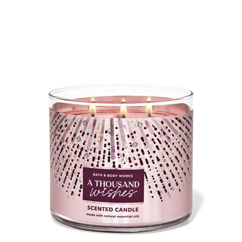 Bath And Body Works A Thousand Wishes 3-Wick Candle