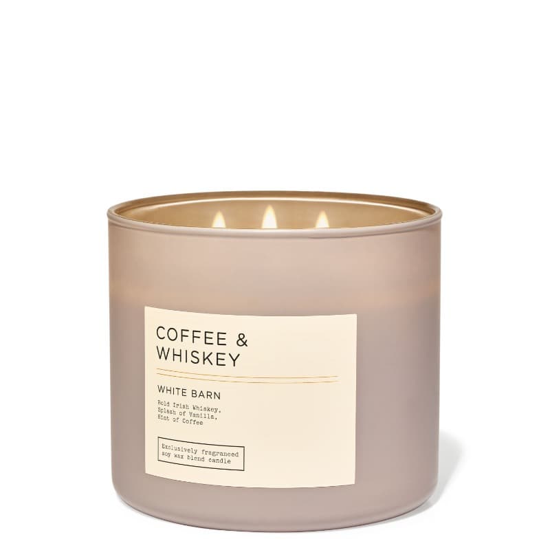 Bath And Body Works Coffee & Whiskey 3-Wick Candle