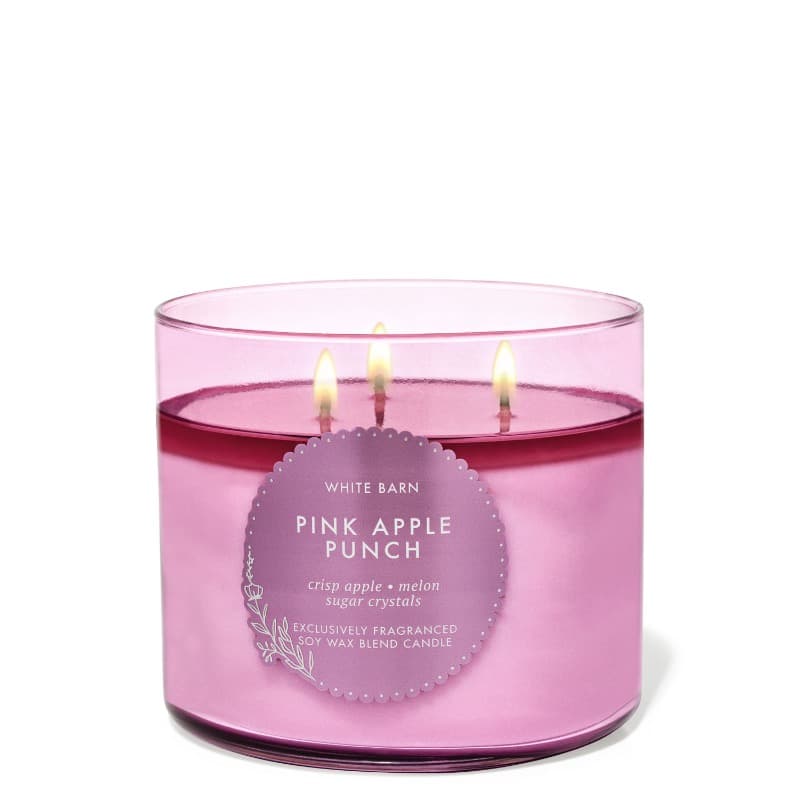 Bath And Body Works Pink Apple Punch 3-Wick Candle