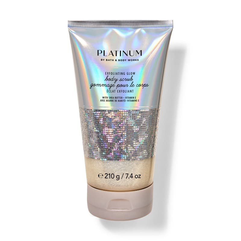 Bath ans Body Works Platinum Exfolating Glow Body Scrub 210g