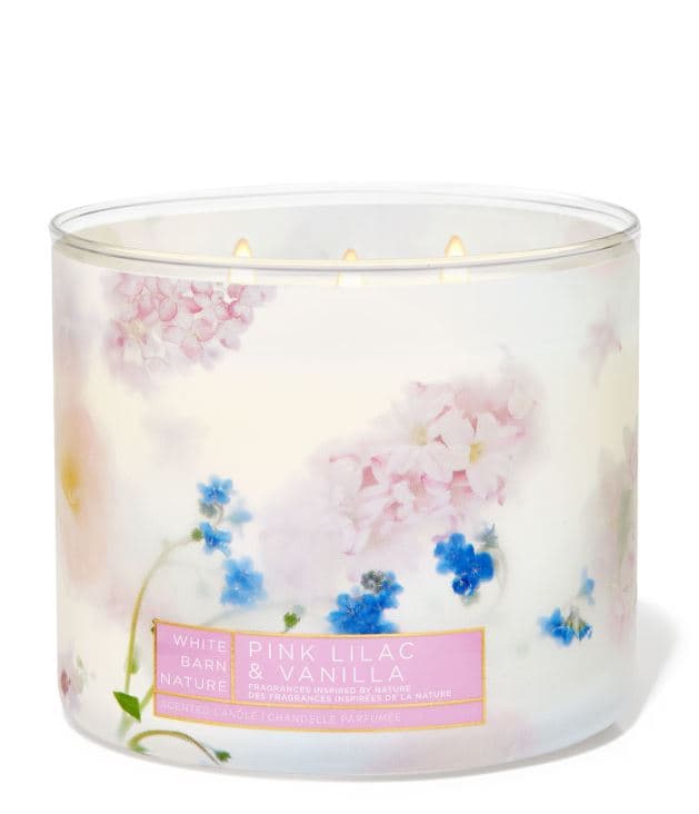 Bath and Body Works Candle Pink Lilac and Vanilla