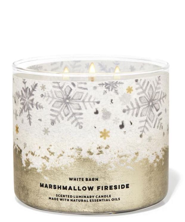 Bath and Body Works Marshmallow Fireside 3-Wick Candle