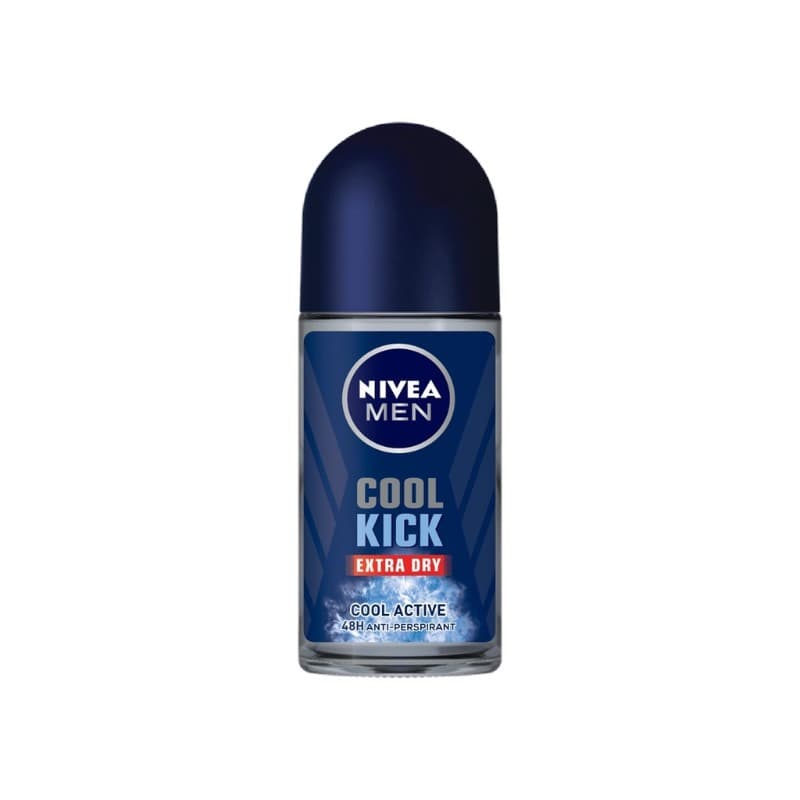 Nivea Men Cool Kick Extra Dry Roll On 50ml
