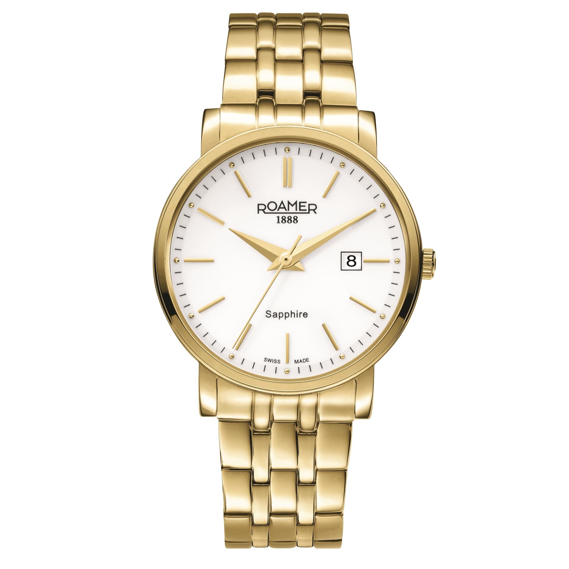 Roamer Gents Quartz Stainless Steel Watch 709856 48 25 70 White