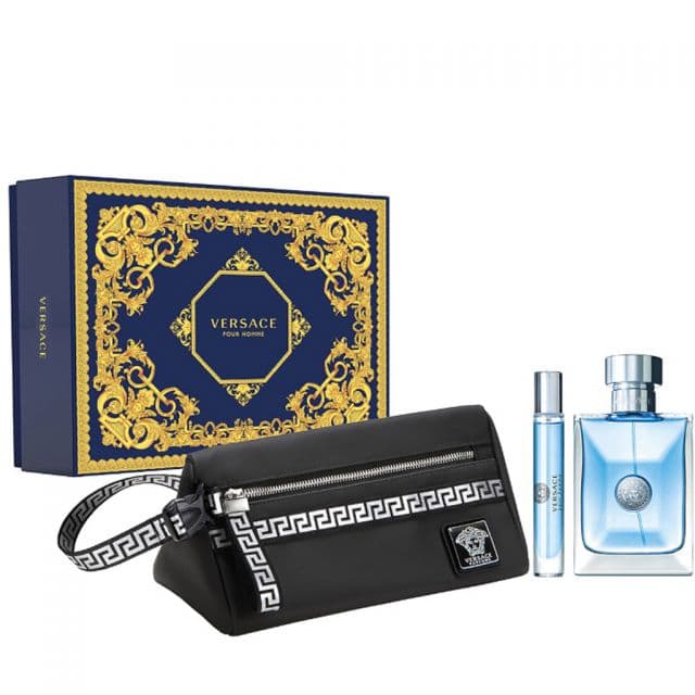 Versace Pour Homme EDT 100ml + EDT 10ml + Pouch (Set)