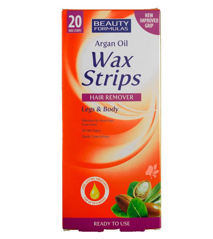 Beauty Formula With Argan Oil Leg & Body Wax Strips