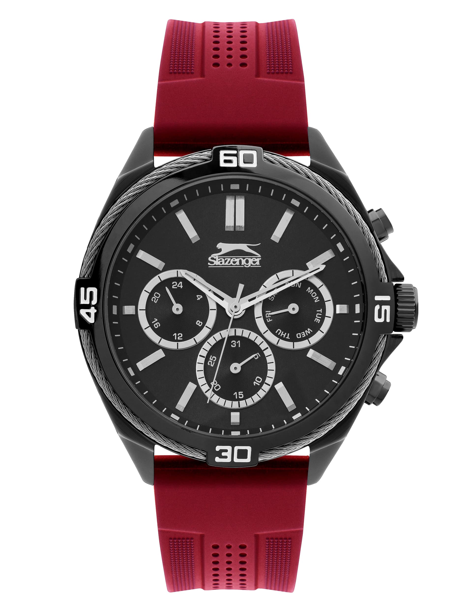 Slazenger Gents Stainless Steel Watch SL.9.6356.2.04 Black