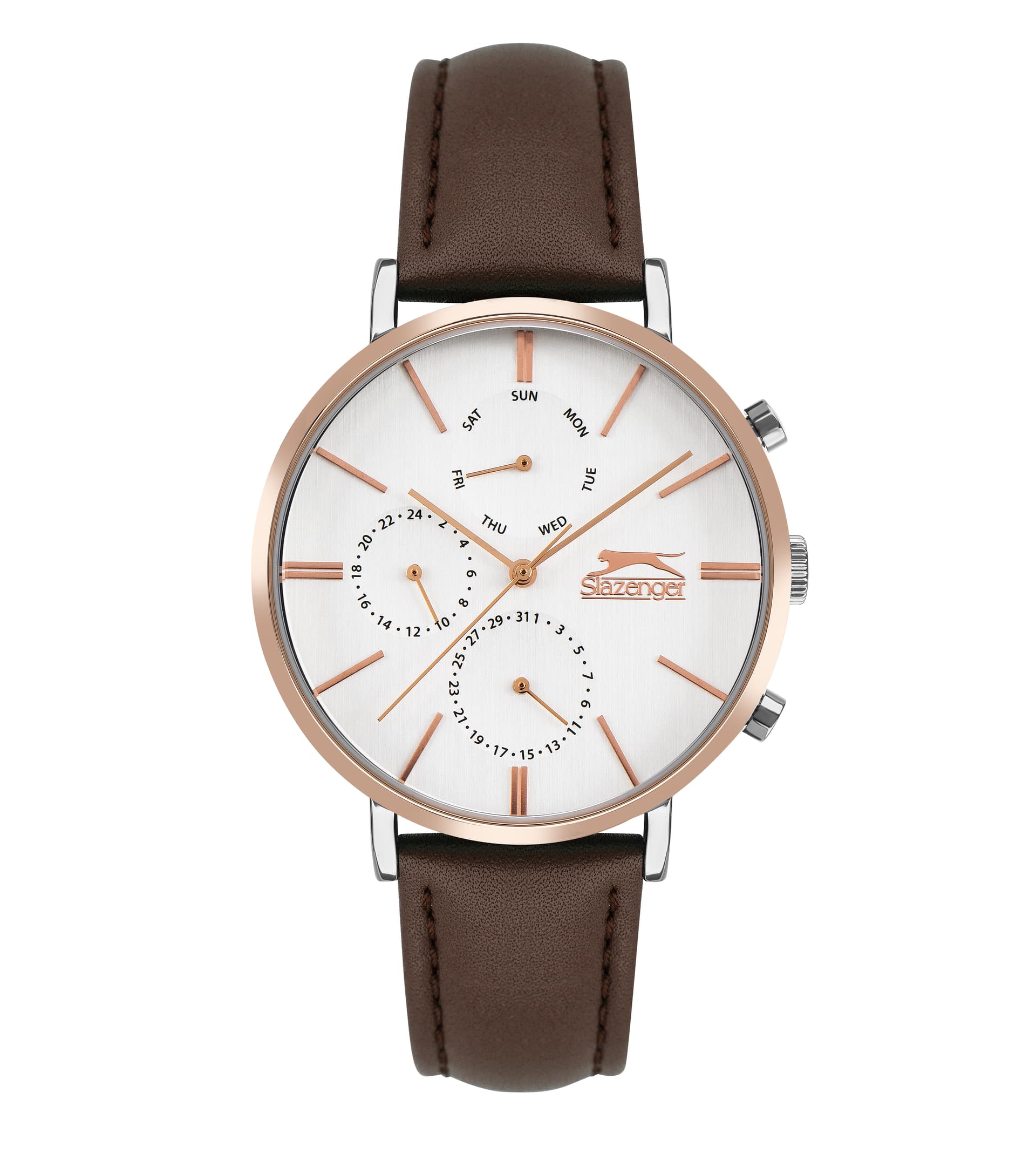 Slazenger Gents Stainless Steel Watch SL.9.6384.2.02 Silver