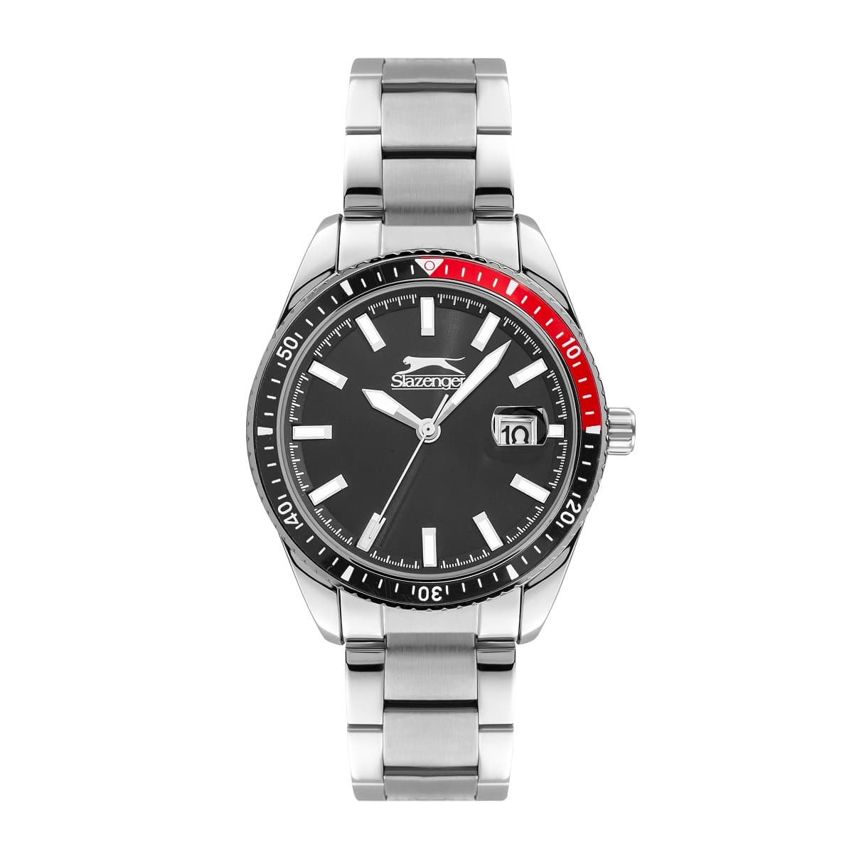 Slazenger Gents Stainless Steel Watch SL.9.6515.1.04 Black