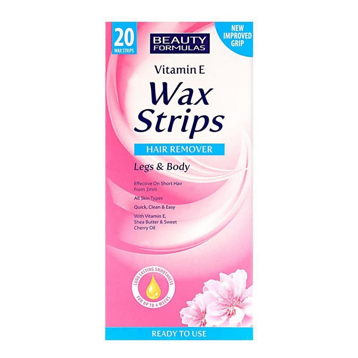 Beauty Formula With Vitamin E Leg & Body Wax Strips