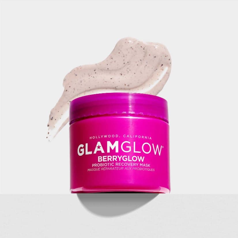 GlamGlow Berry Glow Probiotic Recovery Face Mask 75ml