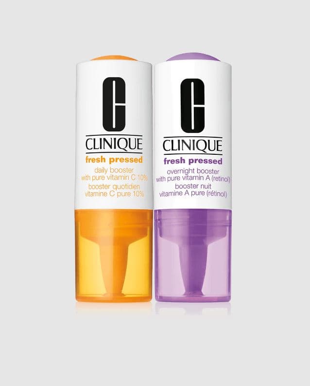Clinique Fresh Pressed Clinical Daily Overnight Booster Duo Set