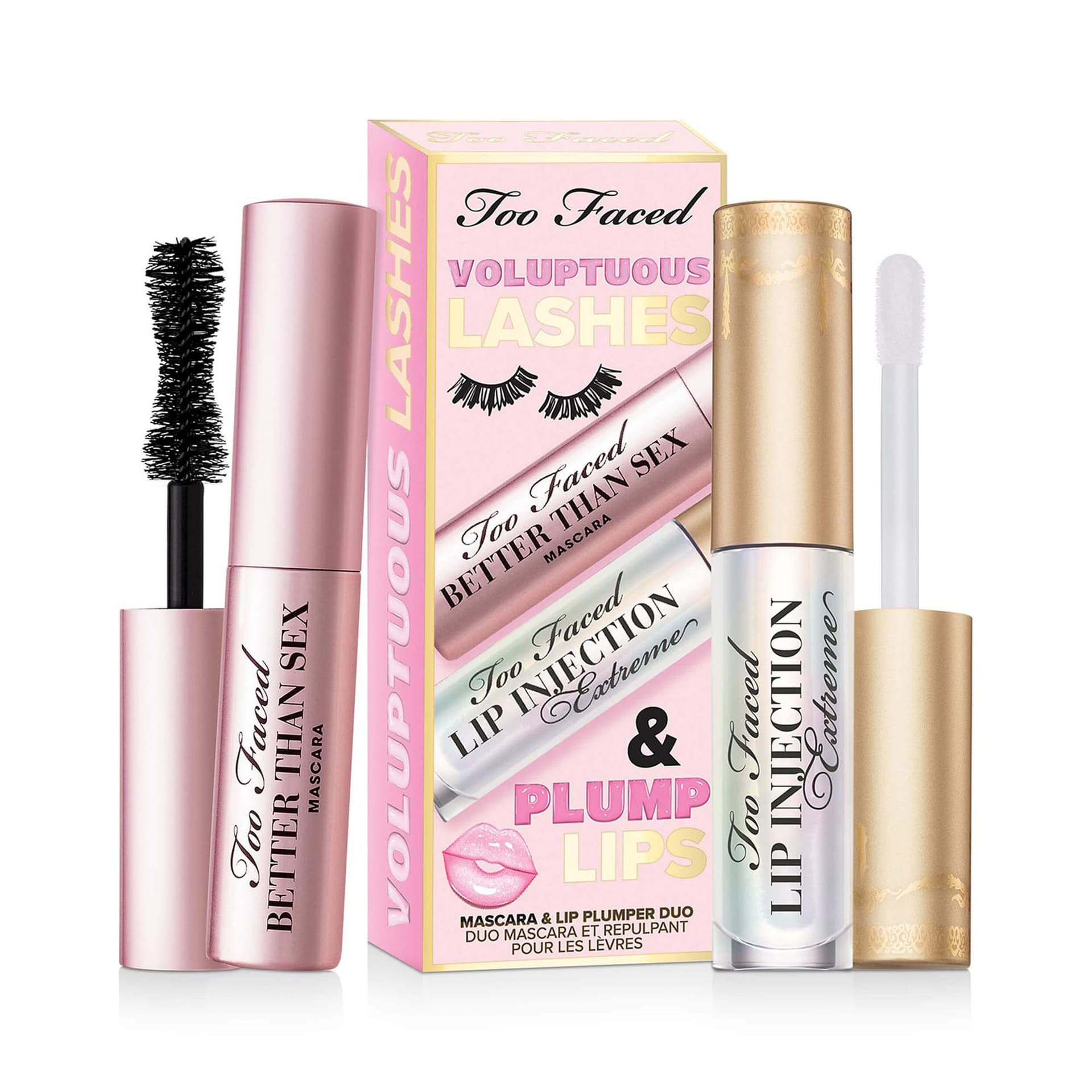 Too Faced Voluptuous Lashes & Lip Plumer Duo Travel Set
