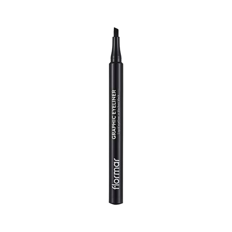 Flormar Liquid Graphic Eyeliner - Blackest Black