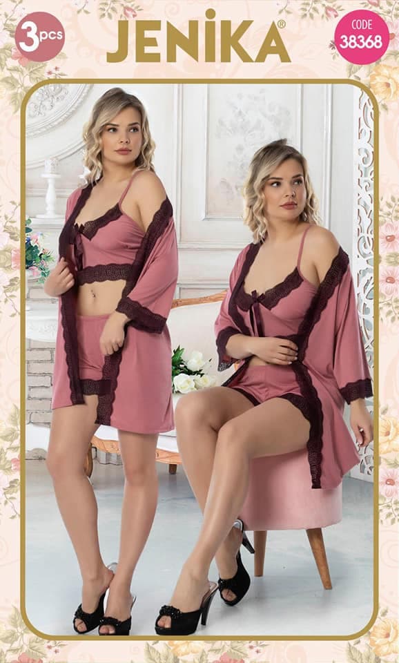 Jenika Collection 3 Pieces Shorts Set Free Size 38368