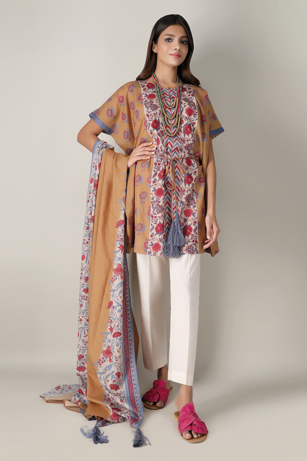 Khaadi L21109K - Yellow Shirt Only