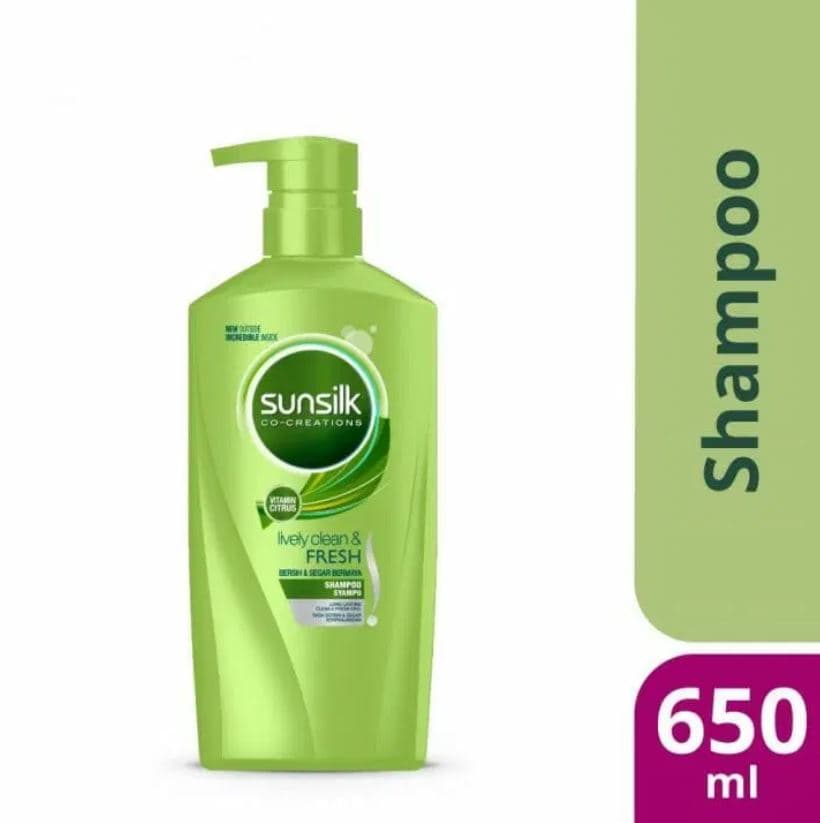 Sunsilk Lively Clean & Fresh Shampoo 650ml