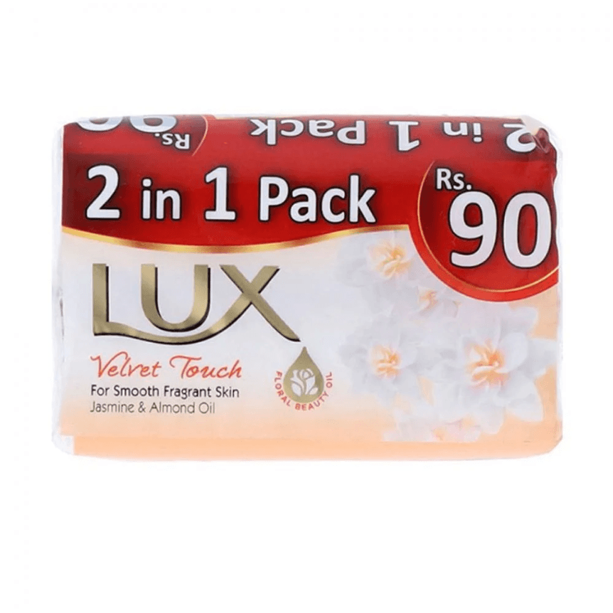 Lux Velvet Touch 2 in 1 Pack 110gm