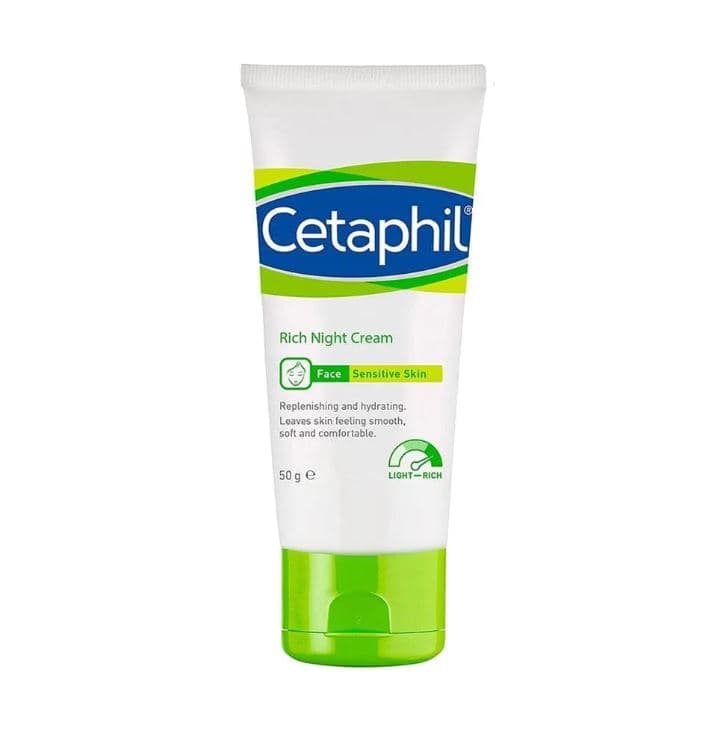 Cetaphil Rich Night Sensitive Skin Cream 50g