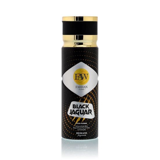 WB Black Jaguar Body Spray For Men By FAW 200ml