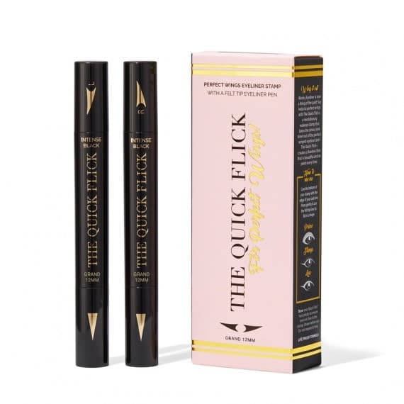 The Quick Flick 2 Winged Eyeliners Stamp - Intense Black - TESTER
