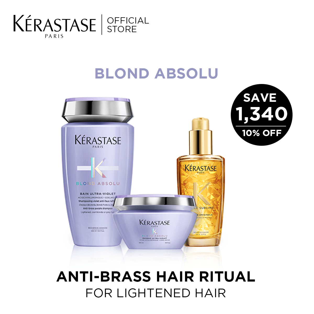 Kerastase 10% Off Blonde Absolute Bundle - For Blonde Hair