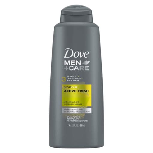 Dove Men Care Sport Care Active + Fresh Shampoo, Conditioner & Body Wash 603ml