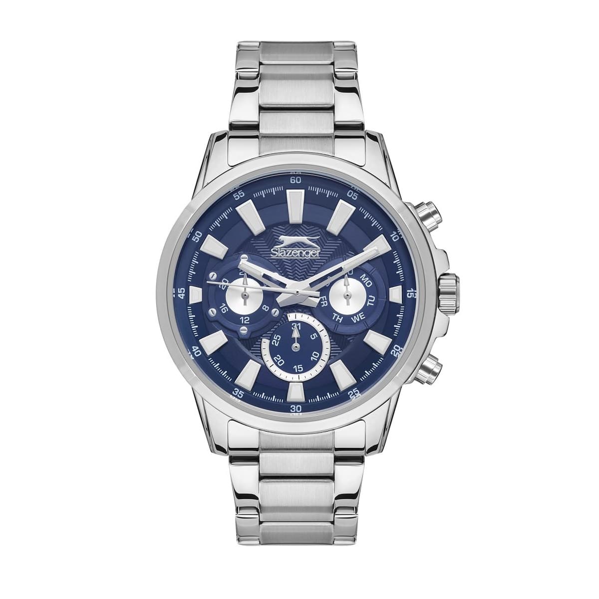 Slazenger Gents Stainless Steel Watch SL.9.6565.2.03 Blue