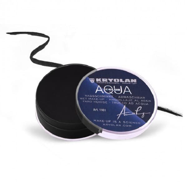 Kryolan Aquacolor Cake Liner Black