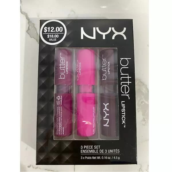 Nyx Butter Lipstick Set 3