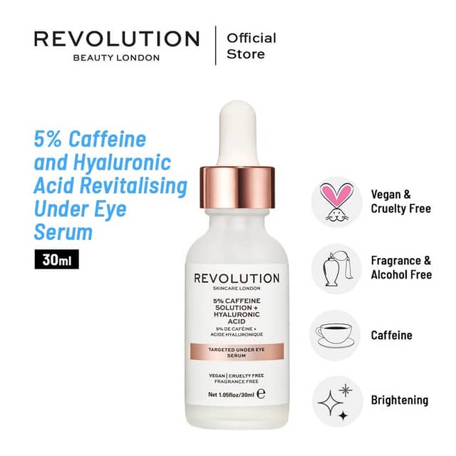 Revolution Skincare Targeted Under Eye Serum - 5% Caffeine 30ml