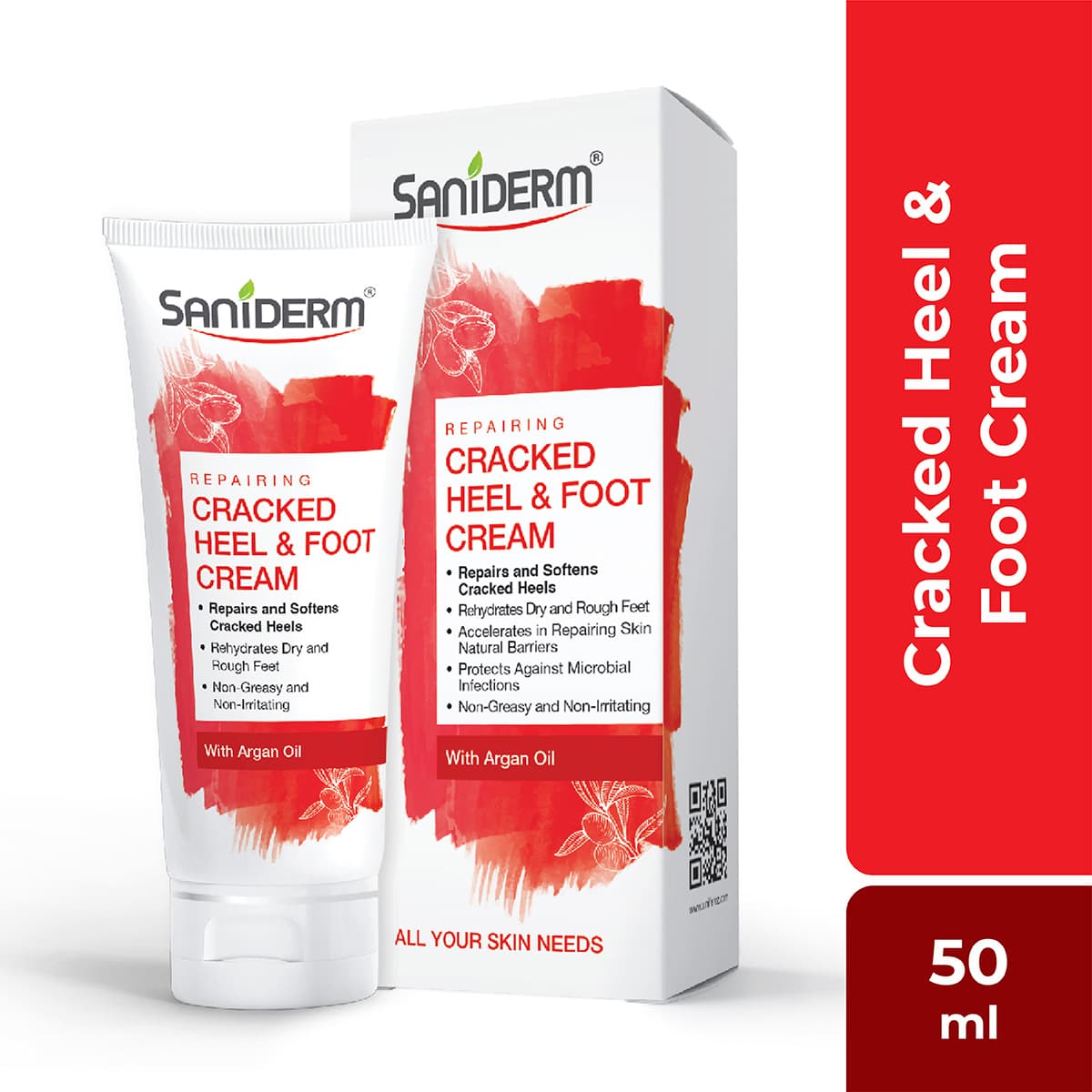 Saniderm Cracked Heel & Foot Balm with Argan Oil