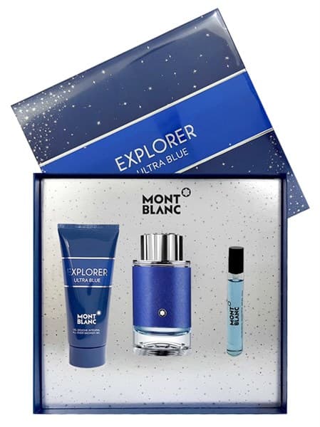 Mont Blanc Explorer Ultra Blue EDP 100ml+EDP 7.5ml+Shower Gel 100ml