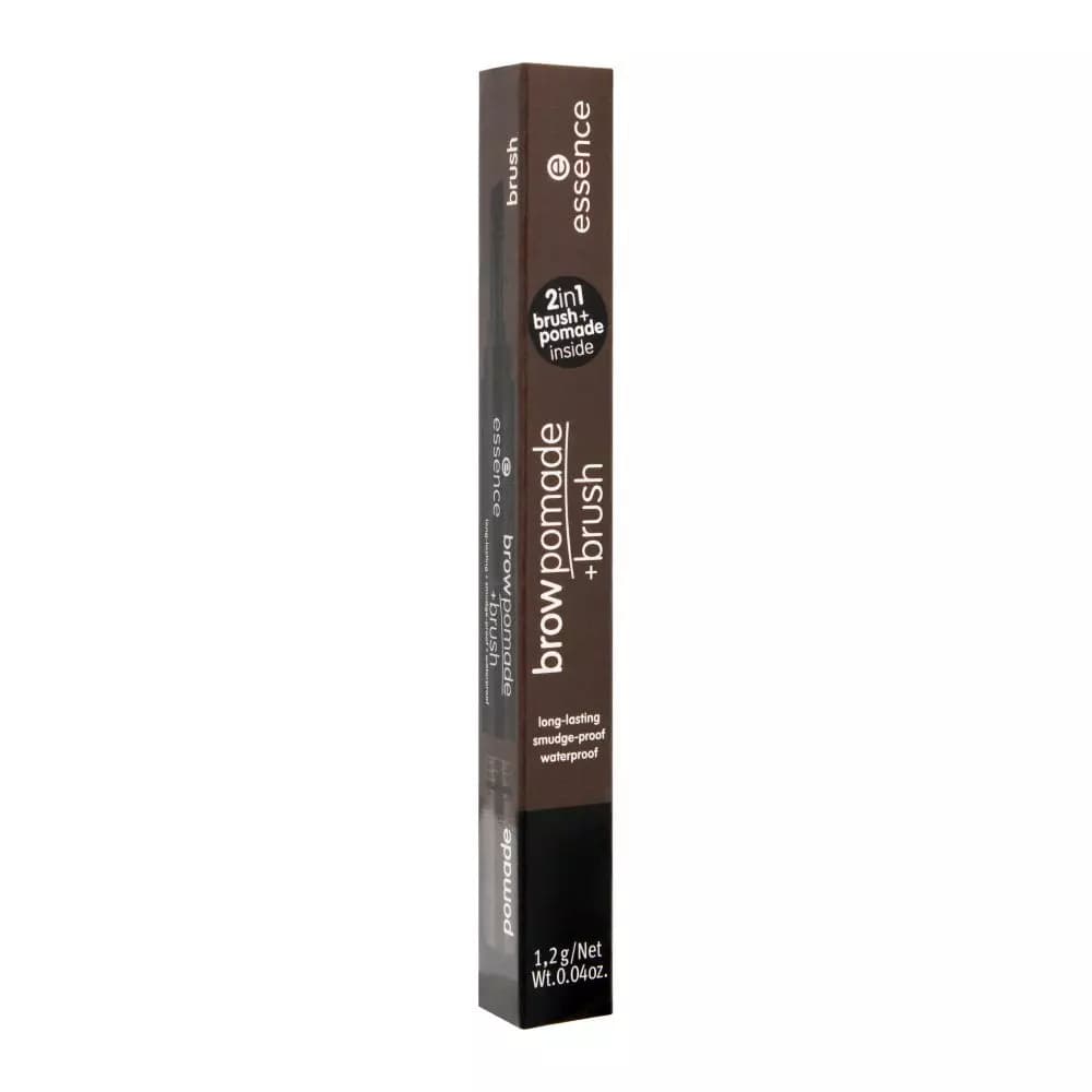Essence Eyebrow pomade + brush - 04 Dark Brown