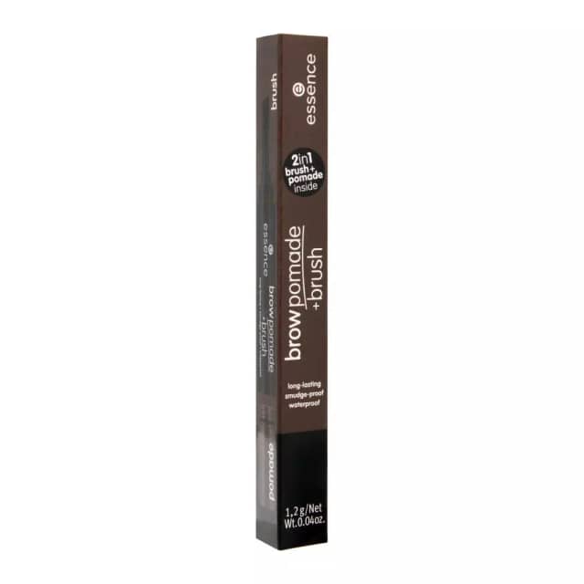 Essence Eyebrow pomade + brush - 04 Dark Brown