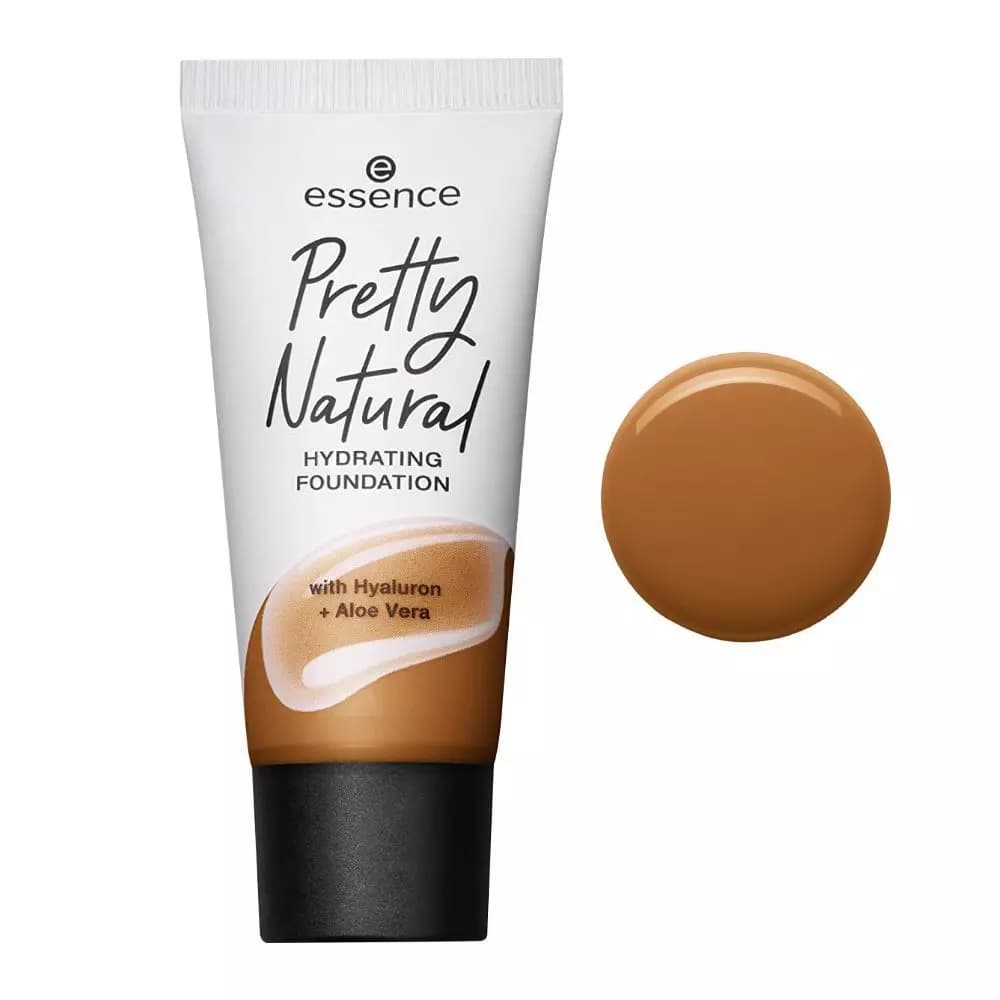 Essence Pretty Natural Hydrating Foundation -100 Warm Caramel