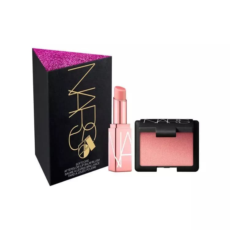 Nars Softcore Afterglow Lip Balm & Blush Gift Set-Orgasm