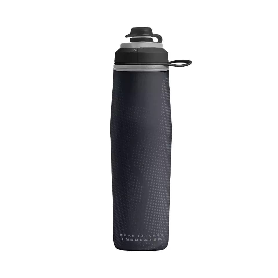 Camelbak Peak® Fitness Chill 24 oz Bottle, Insulated Black Silver